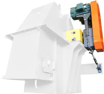 Acionamento montado no eixo com braço de torque